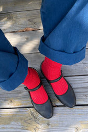 Classic Red Her Socks