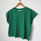 Chérie Tee - Green/White