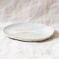 Toast Plate - Glossy Speckled White