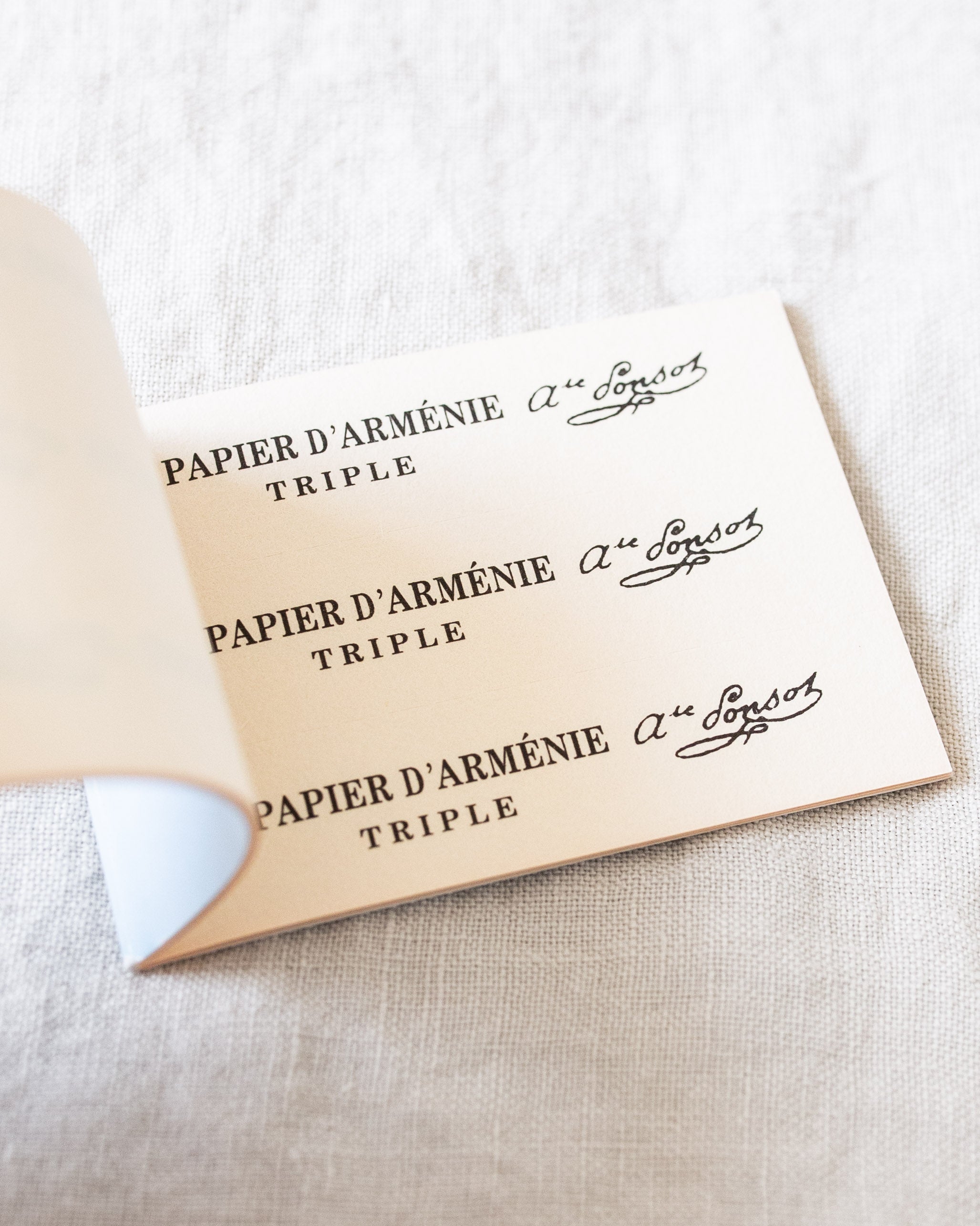 French Incense Paper