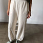 French Terry Balloon Pants - Naturel