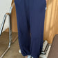 Pointelle Balloon Pants - Navy