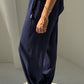 Pointelle Balloon Pants - Navy