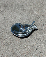 Oyster Shell Salt Cellar with Spoon