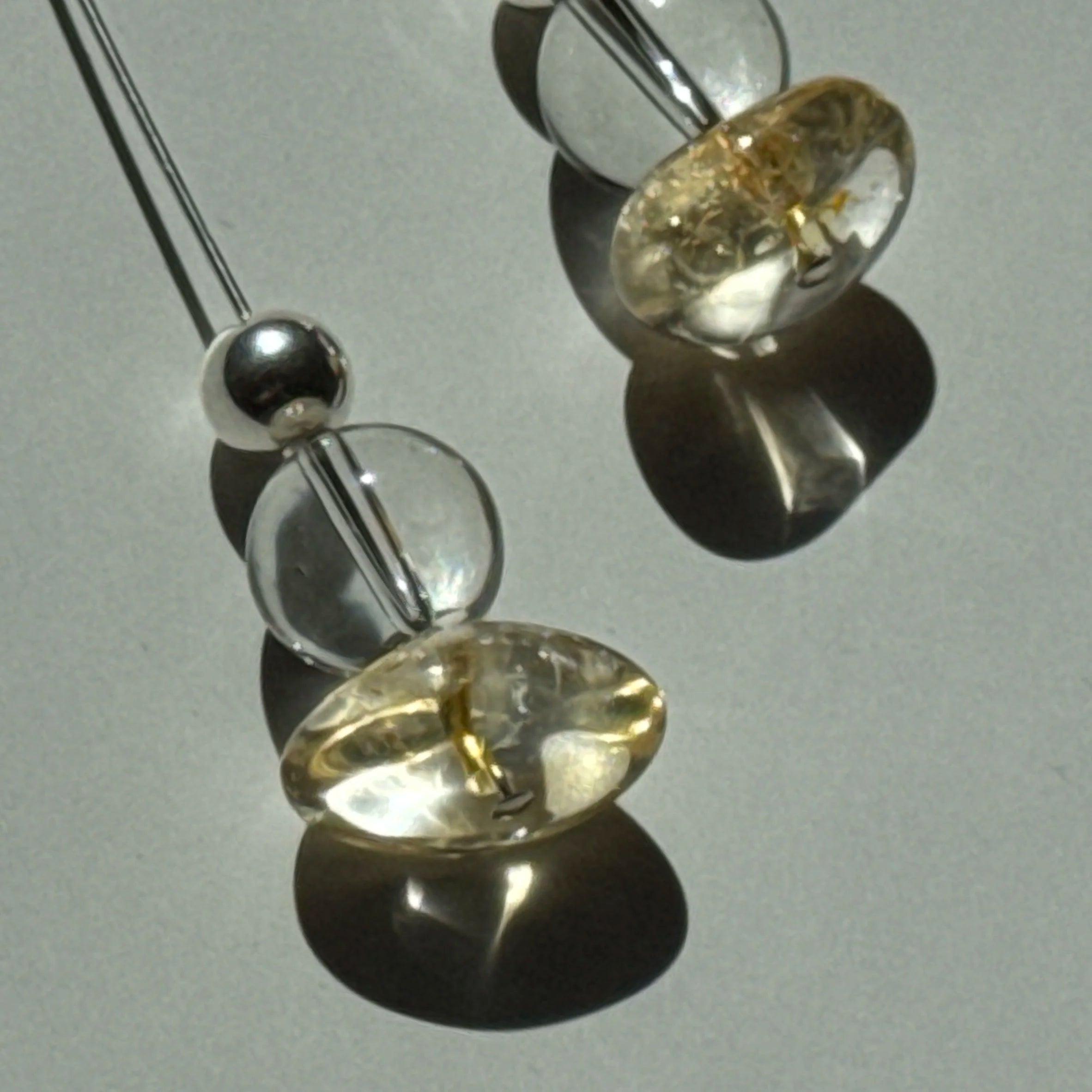 Yellow Agate Earrings