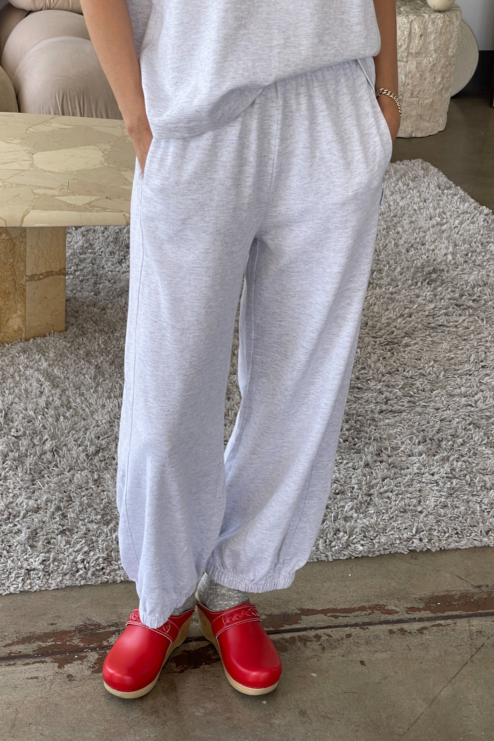 Balloon Pants - Icy Grey