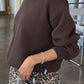 Milo Cotton Sweater - Brown