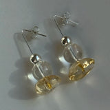 Yellow Agate Earrings