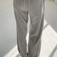 Pointelle Balloon Pants - Melange Grey