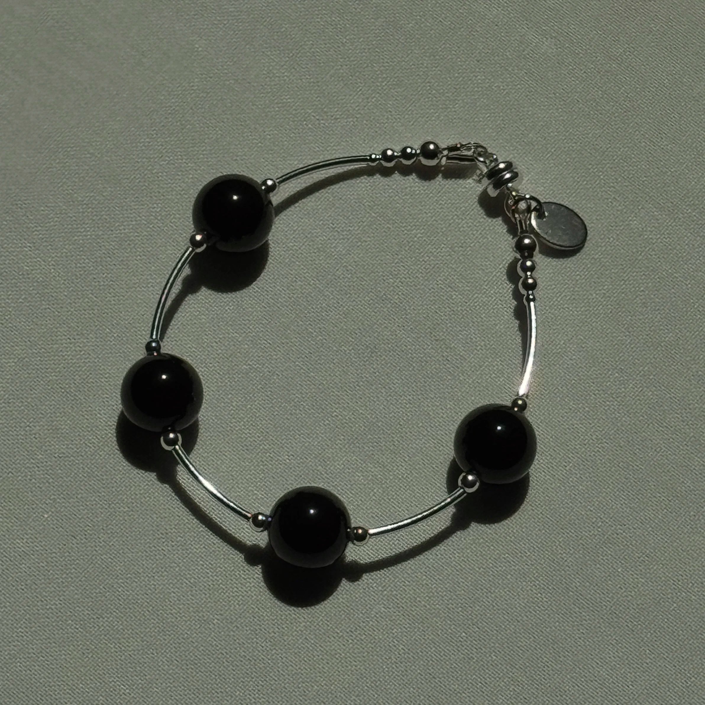 Arc Onyx Bracelet
