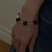 Arc Onyx Bracelet