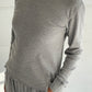 Pointelle Fundamental Tee - Melange Grey