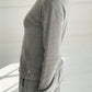 Pointelle Fundamental Tee - Melange Grey