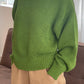 Zoe Cotton Sweater - Avocado
