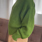 Zoe Cotton Sweater - Avocado