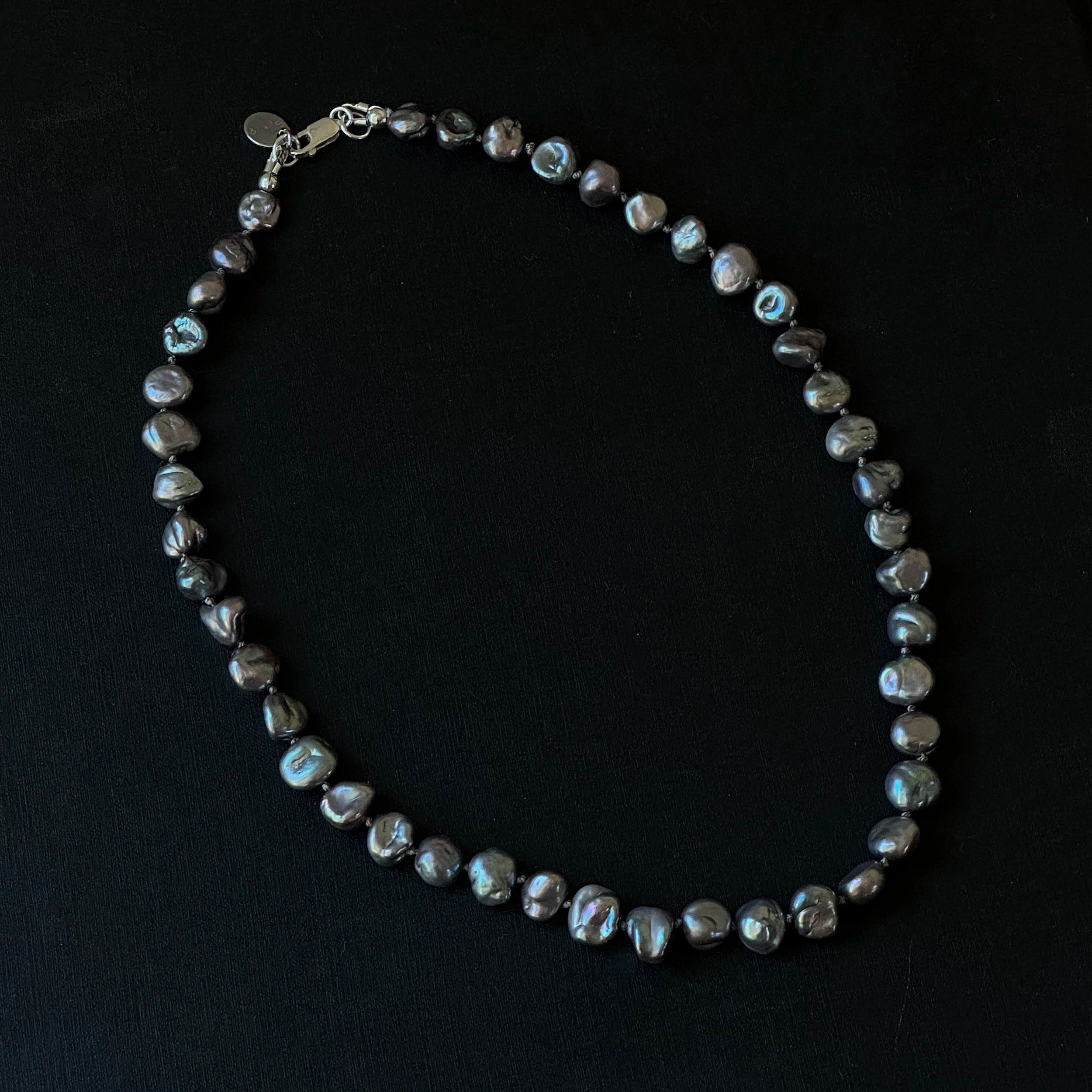 Frosted Pearl Necklace - Fossil