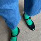 Kelly Green Her Socks