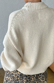 Zoe Cotton Sweater - Naturel
