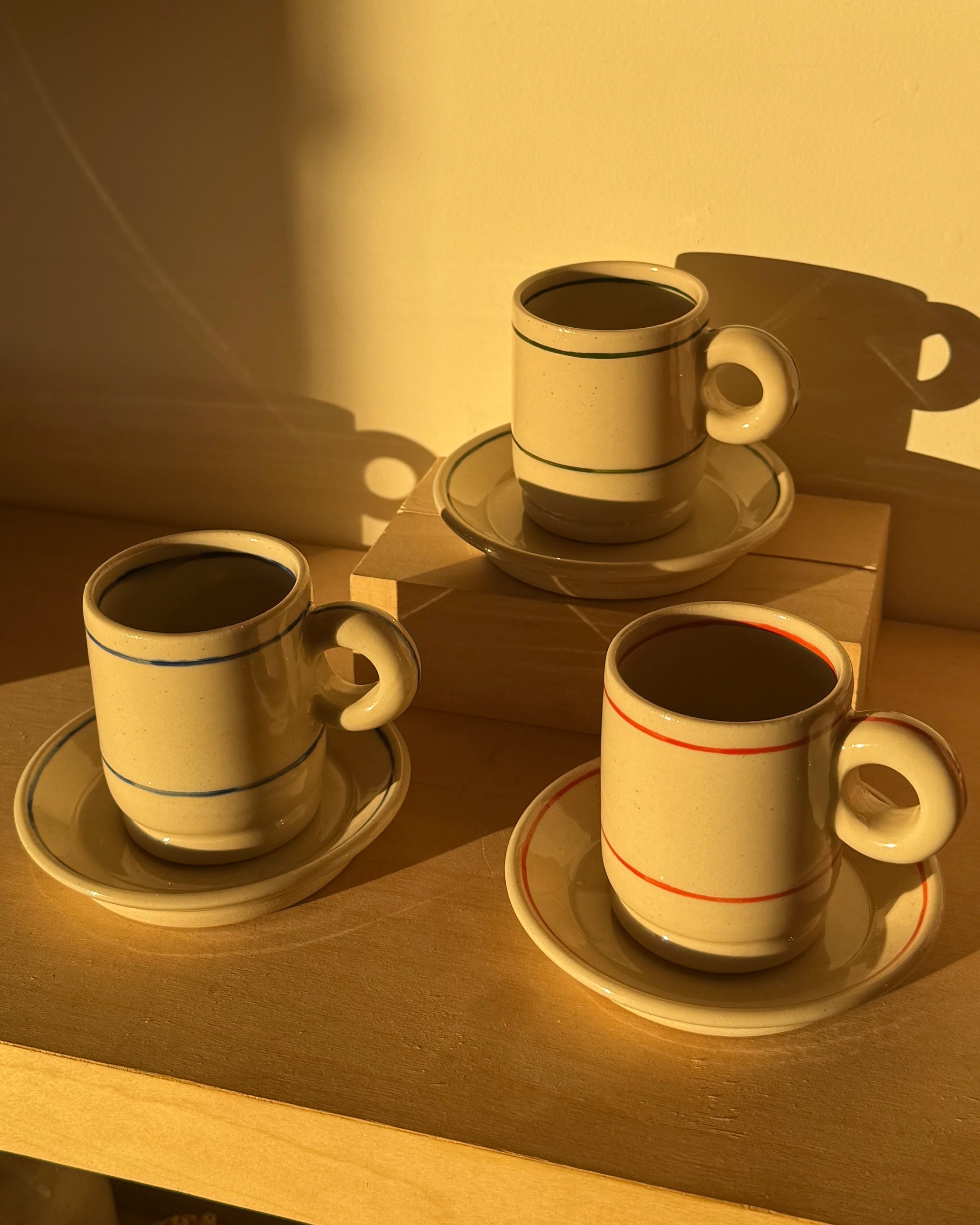 Mini Donut Espresso Mug & Saucer Set