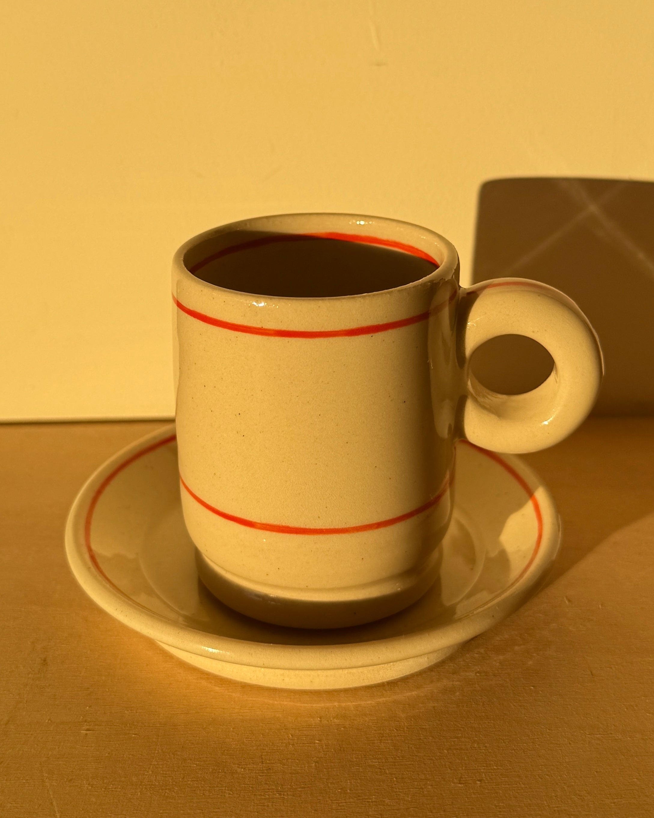 Mini Donut Espresso Mug & Saucer Set