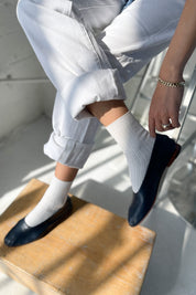 Classic White Her Socks