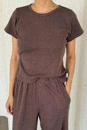 Pointelle Babe Tee