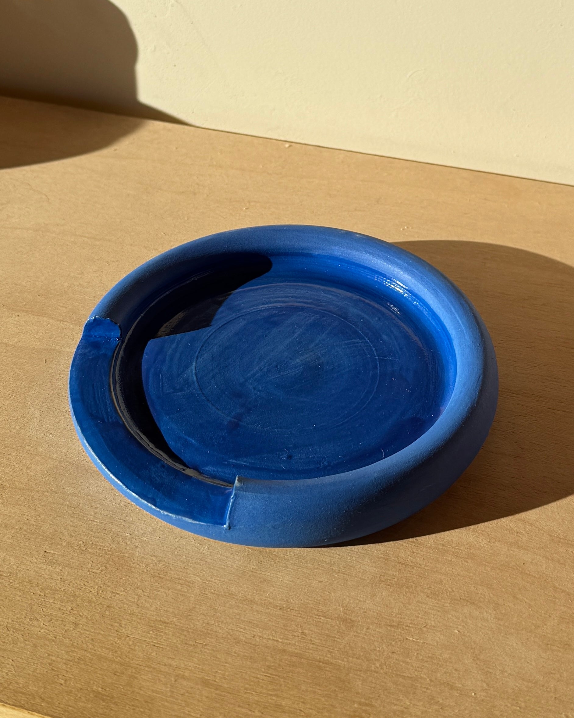 Cobalt Blue Spoon Saucer