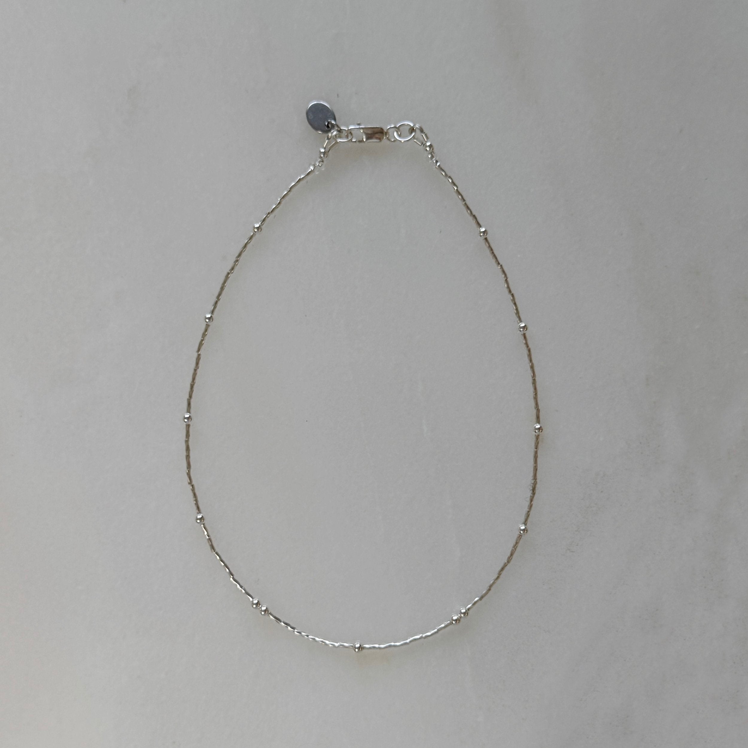 Sterling Beaded Necklace