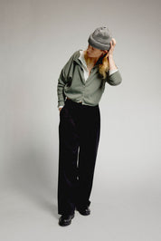 Light Peri Shrunken Cardigan