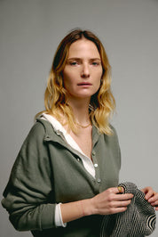 Light Peri Shrunken Cardigan