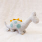 Small Diplodocus Dinosaur Plush Toy - Grey