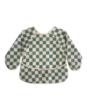 Long Sleeve Bib - Olive Check