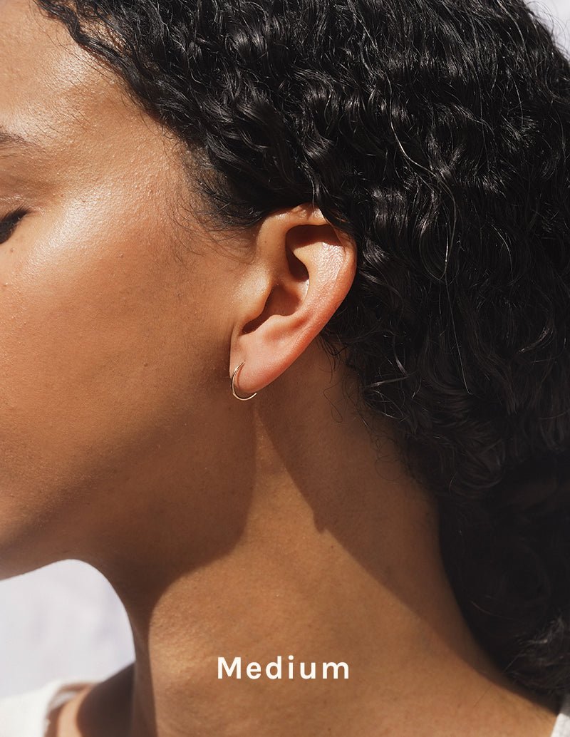 Medium Dream Hoops - Gold