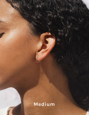 Medium Dream Hoops - Gold