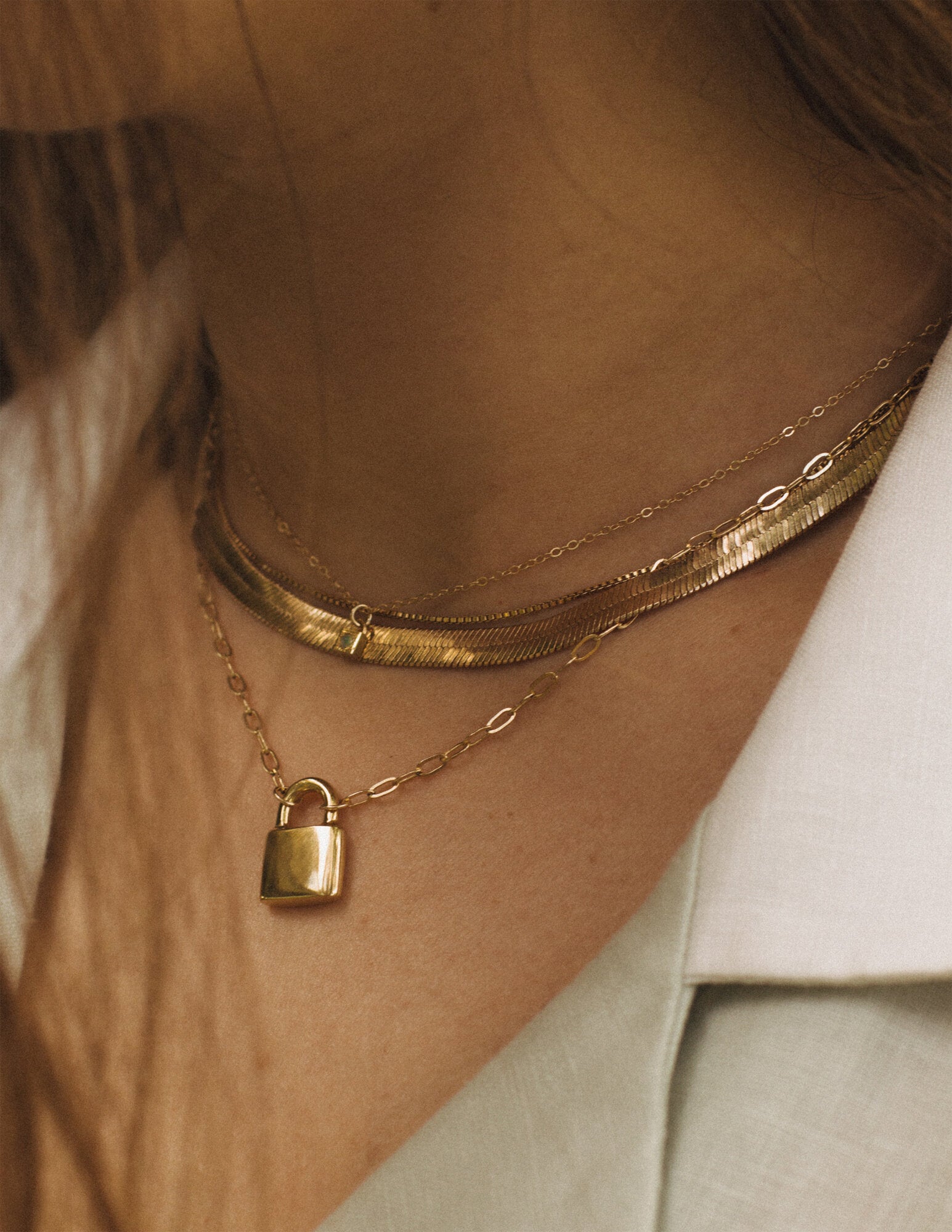 Holmes Padlock - Gold