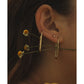 Falling Star Studs - Solid Gold