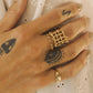Wyatt Signet Ring - Gold Plated Brass
