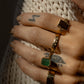 Ramona Ring - Raw Emerald