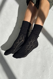 Modal Eyelet Socks