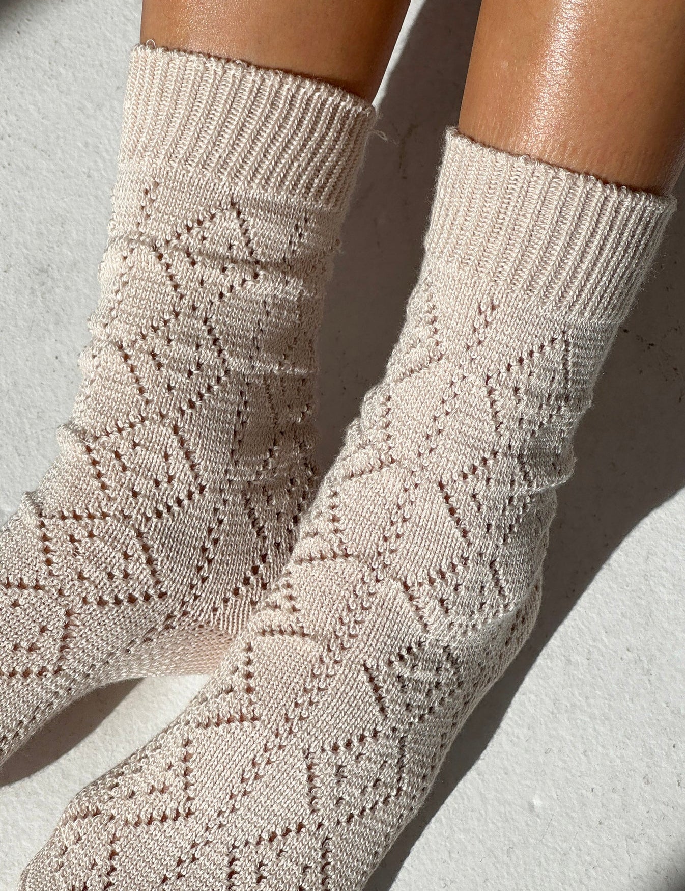 Modal Eyelet Socks