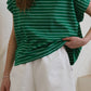Chérie Tee - Green/White