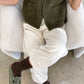 French Terry Balloon Pants - Naturel