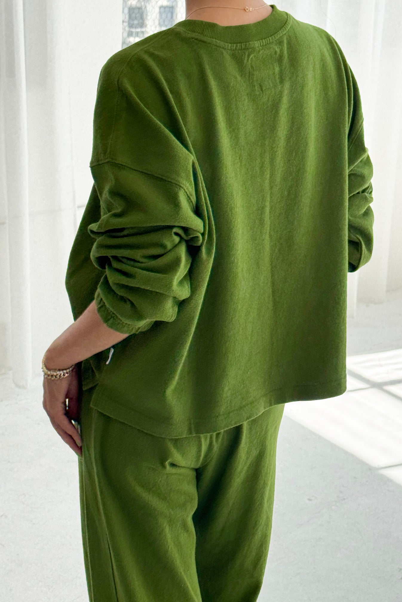 Naturelle Tee - Collard Green