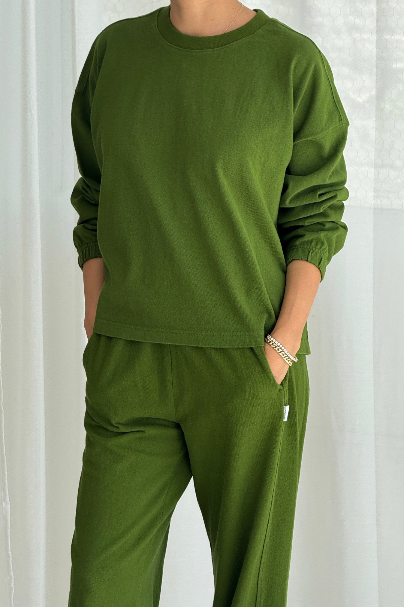 Naturelle Tee - Collard Green