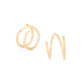 Gold Nautilus Hoops