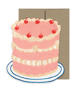 Party Cake Die Cut Card