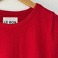 Pointelle Babe Tee - Red Apple
