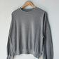 Pointelle Core Sweatshirt - Melange Grey