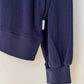 Pointelle Core Sweatshirt - Navy