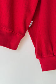 Pointelle Core Sweatshirt - Red Apple